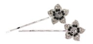 This set of SWAROVSKI CRYSTAL pin measure approximately 2.5 inches long. O15