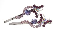 This set SWAROVSKI crystal pins measure approximately 2 inches long. O3