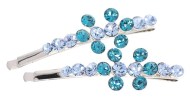 This set SWAROVSKI crystal pins measure approximately 2.5 inches long. O2