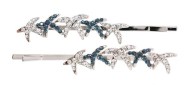This set SWAROVSKI crystal pins measure approximately 2.5 inches long. O7