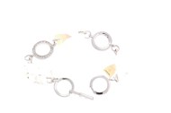 This bracelet with SWAROVSKI crystal is a perfect touch to any casual or business attire and measures 6.5 inches long.