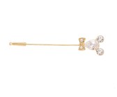 This SWAROVSKI CRYSTAL brooch measures approximately 2.5 inch wide and 0.5 inch high.