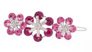 This small SWAROVSKI CRYSTAL hair clamps measure 2.75 inches wide and 1.0 inch high. O25