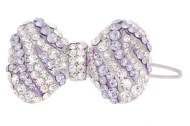 This small SWAROVSKI CRYSTAL hair clamp measures 1.75 inches wide and 0.8 inch high. O22