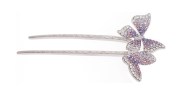 This butterfly hair fork measures approximately 2.8 inches long. The top is about 1.5 inches by 1.0 inches. B1