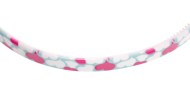This plastic headband measures approximately 0.3 in thick at center. G1
