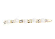 This small SWAROVSKI CRYSTAL hair clamp measures 2.5 inches wide and 0.25 inch high.  O26