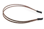 This thin headband is measures approximately 1 inches thick at center. G2
