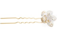 This SWAROVSKI crystal hair fork measures approximately 3.25 inches long. B2