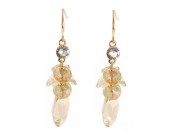 Set of 2 stunning earrings with SWAROVSKI CRYSTAL is about 2.0 inches long.